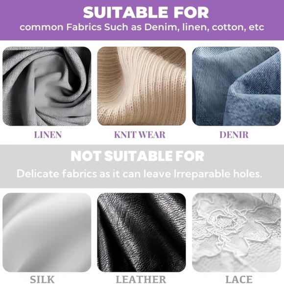 Stitchy Gun for Clothes Tagging, Quick Fix, Price Tag Gun (White+Purple) - Picture 4 of 8